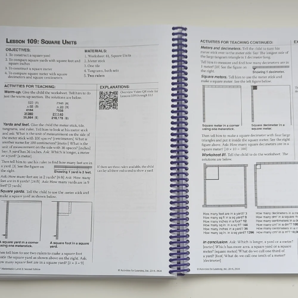 Level E Lessons Book - Blue - Picture 5 of 8
